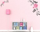 Bidiagonal Flowers Vinyl Wall Art Decal Modern Stickers